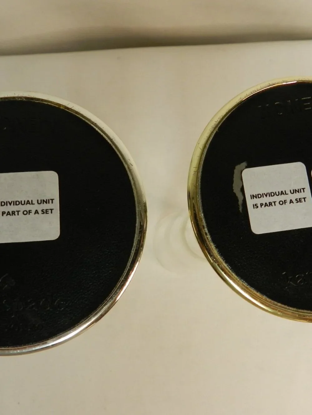 Lenox Kate Spade Darling Point Mr. & Mrs. Champagne Flute Set of 2 Wedding NEW